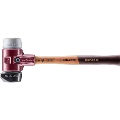 Image of Halder USA Simplex Mallet with Grey Rubber (Non marring) and Stand UP Black Inserts (3023.26)