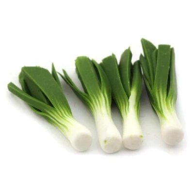 Image of 3 x MyTinyWorld Dolls House Miniature Handmade English Leeks