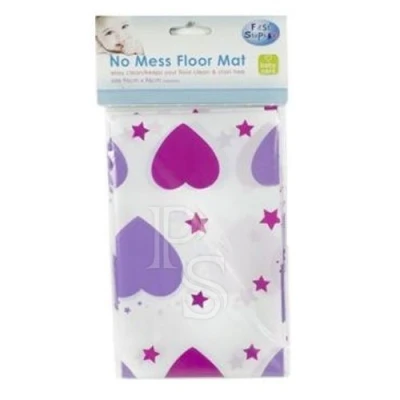 Image of Prime Children Toddler Baby Feeding NO Mess MAT HIGHCHAIR 96cm x (Hearts)