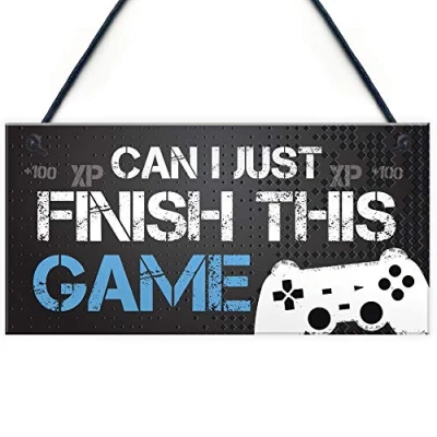 Image of RED OCEAN Gaming Sign For Boys Bedroom Man Cave Son Birthday Xmas Gift Fan