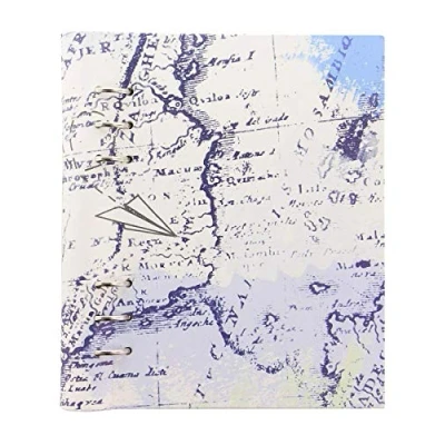 Image of Filofax 23627 A5 Clipbook Patterns Retro Map Diary