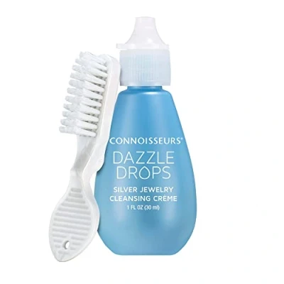 Image of Connoisseurs Brush And Dazzle Silver Jewellery Cleaner, 30ml