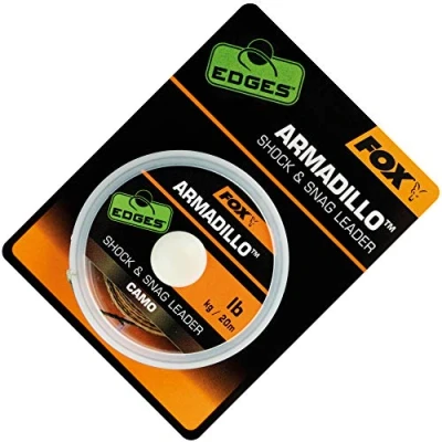 Image of Fox Edges Armadillo Shock and Snag Leader Camo: 30lb