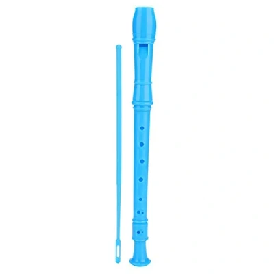 Image of Children Clarinet Flute, 8 Hole Plastic Flute with Cleaning Rod and Instruction for Kids Beginner(Blue)