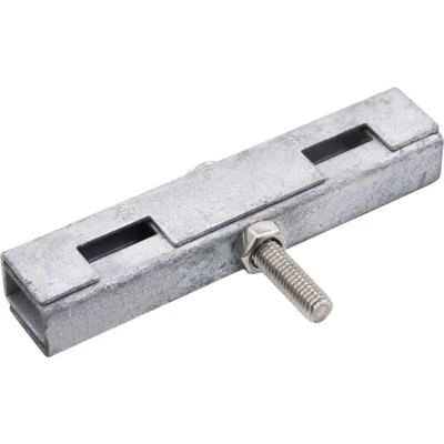 Image of vidaXL Garden U Mat Connector 10 Sets Silver