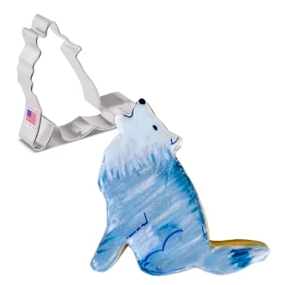 Image of Ann Clark Cookie Cutters Howling Wolf Cutter, 10.16 cm