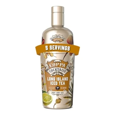 Image of Coppa Cocktails Ready to Drink Long Island Iced Tea Easy Premium Pre Mixed Just Add Ice 10% ABV 70cl