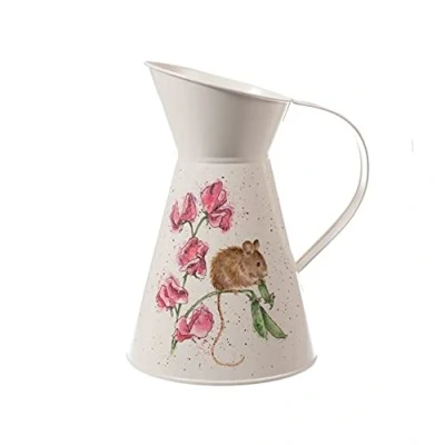 Image of Wrendale Designs &#039;The Pea Thief&#039; Mouse Flower Jug