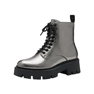 Image of Tamaris Women&#039;s 1 25286 41 Fashion Boot, Grey (Pewter), 4 UK