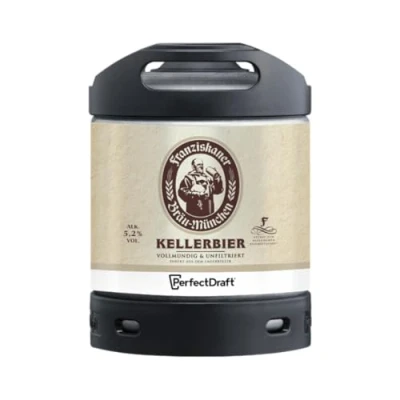 Image of PerfectDraft Franziskaner Kellerbier 6L Beer Keg for Perfect Draft Machine