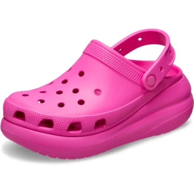 Image of Crocs Unisex Child Classic Clog, Juice, 2 UK