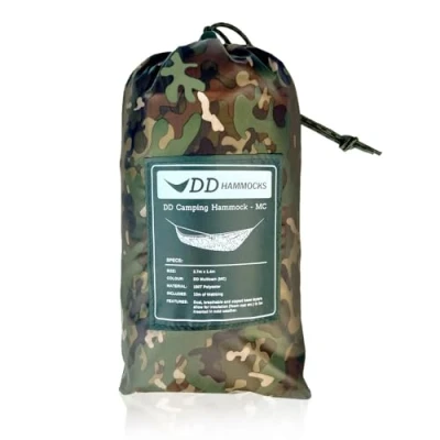 Image of DD Hammocks Camping Hammock MC Lightweight Double Layer Camouflage For Hiking And Bushcraft, Easy Set Up