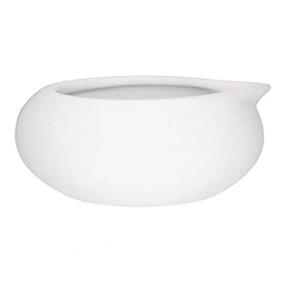 Image of Olympia Cafe Milk Jug 70 ml/2.5 oz (Box 6), White, Stoneware Jug, Handle Free Design, Fine Pouring Spout, Microwave Safe, Tea &amp; Coffee Small CM754