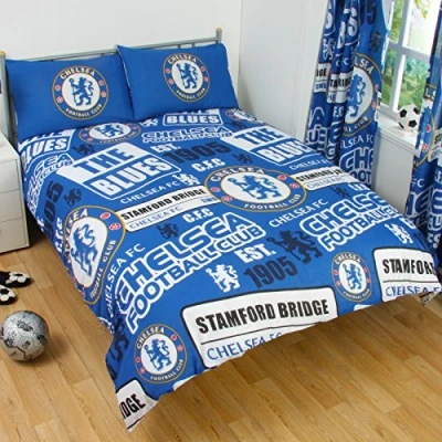 Image of Chelsea F.C. New Patch Blue Double Duvet Cover