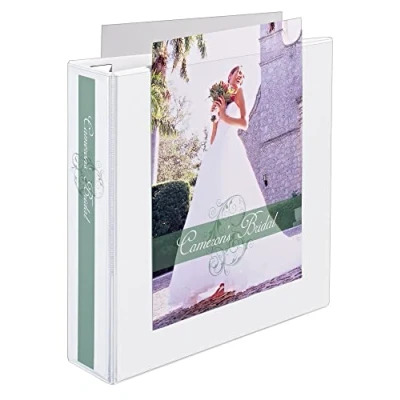 Image of Avery Heavy Duty View 3 Ring Binder, Extra Wide, 2&quot; EZD Rings, 1 White Binder (01320)