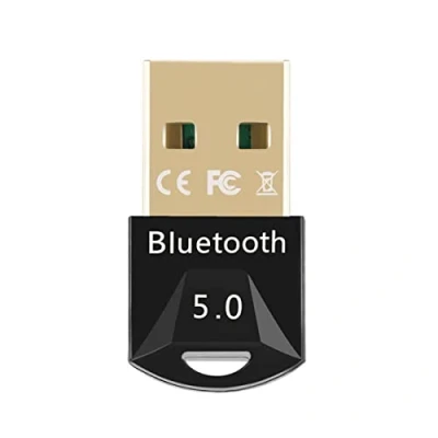 Image of BSWL USB Bluetooth 5.0 Adapter Wireless Dongle/Receiver for PC Laptop Desktop Computer windows 11/10/8/7 Headset Speaker Keyboard Mouse Printer Plug and Play, Black