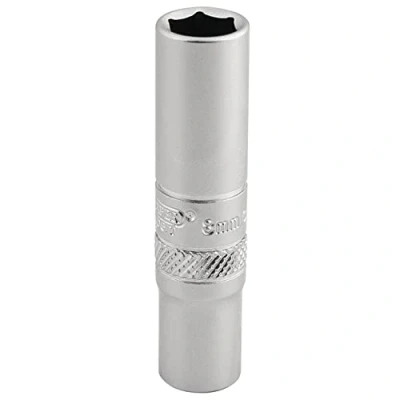 Image of Draper 6 Point Deep Socket, 1/4&quot; Sq. Dr., 8mm