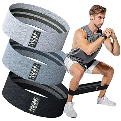 Image of Fabric Booty Bands for Working Out Women and Men, Gym Exercise/Resistance Set, Workout Fitness Legs
