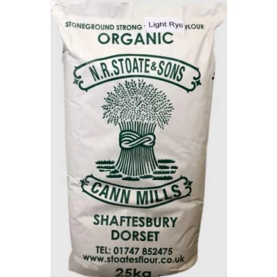 Image of Stoates Stoneground Organic Light Rye Bread Making Flour (25kg)