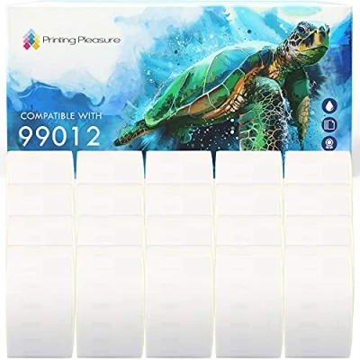 Image of Printing Pleasure 20x Compatible with Seiko 99012 36mm x 89mm White Standard Address Labels Rolls (260 per Roll) for LabelWriter 4XL 450 400 330 320 310 Twin Turbo Duo Printers