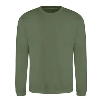 Image of AWDis Just Hoods JH030 Unisex Sweatshirt Earth Green 2XL