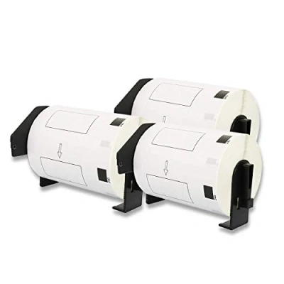 Image of 3xDOREE DK 11241 DK11241 102 x 152 mm Compatible Shipping Labels Rolls (200 per Roll) for Brother P Touch QL 1050, 1050N, 1060N, 1100, 1110NWB Label Printers (3 Packs)