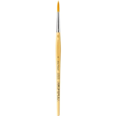 Image of Da Vinci 303 Series Synthetic Brush, Bristle, Yellow, 19.5 x 0.38 30 cm