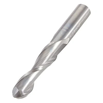 Image of Trend CNC Bullnose Up Cut Router Cutter, 10mm Shank, Diameter &amp; 42mm Length, Solid Tungsten Carbide, CNC/314X10STC
