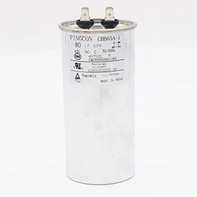 Image of DollaTek 80uF CBB65 Capacitor Motor Running for Air Conditioner 450VAC SH 40/70/21 50/60Hz