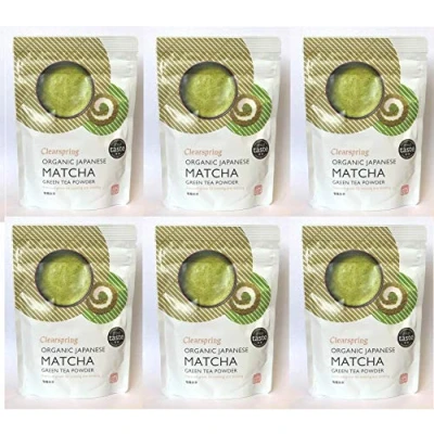 Image of (Pack Of 6) Organic Premium Matcha Tea (Pouch) CLEARSPRING WHOLEFOODS