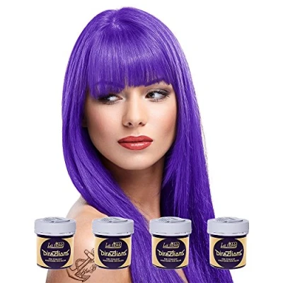 Image of 4 x La Riche Directions Semi Permanent Hair Color 88ml Tubs VIOLET