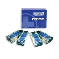 Image of Wallace Cameron Blue Detectable Pilferproof Plasters (150 Pack)