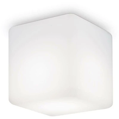 Image of Luna 1 Light Square Surface Mounted Downlight White IP44