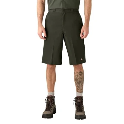 Image of Dickies Men&#039;s 13 Inch Multi Use Pocket Work Shorts, Green (Olive Green), W30