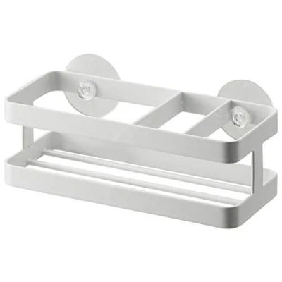 Image of Yamazaki Sponge Holder, Steel, Bianco, 約W18xD8xH6cm