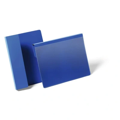 Image of Durable Pallet Hanging Pocket A5 Landscape, Pack of 50 Pieces, Dark Blue