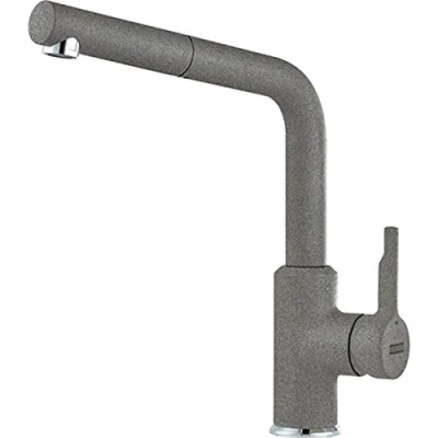 Image of Franke 115.0595.089 Urban Pull Out Stone grey Kitchen Sink tap Made of Granite (Fragranite) spout 115.0595, Gris Pierre, Small