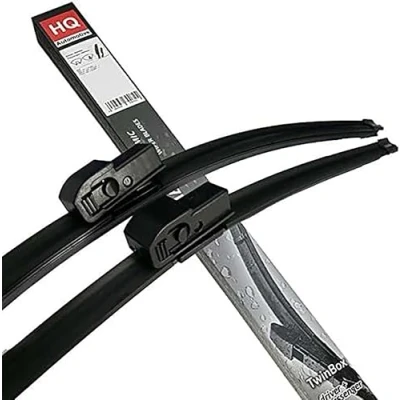 Image of HQ AUTOMOTIVE Front Windscreen Wiper Blades Fits: LAND ROVER Discovery MK2 Oct.1998 Aug.2004