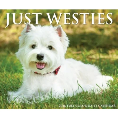Image of Just Westies Desk Calendar 2026