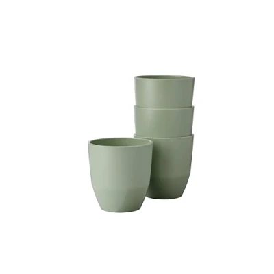 Image of Mepal cup 4 pieces Silueta Tea and coffee Dishwasher &amp; microwave resistant Tableware 200 ml Nordic sage