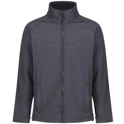 Image of Regatta Uproar Mens Softshell Wind Resistant Fleece Jacket Grey Size 4XL