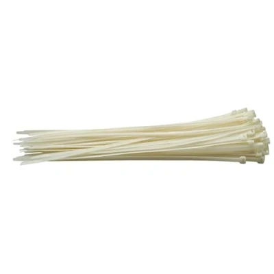 Image of Draper Cable Ties, 7.6 x 400mm, White (Pack of 100)