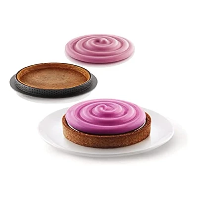 Image of Silikomart Kit Mini Twist tarte, Grey