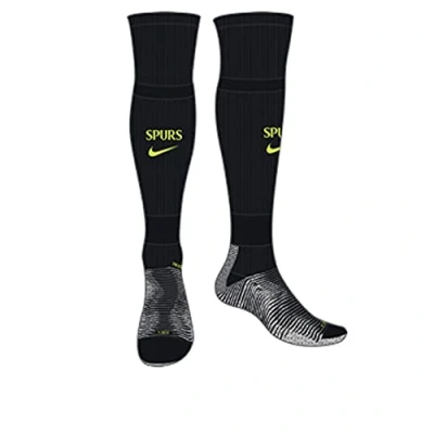 Image of Tottenham Hotspur CZ3804 Season 2022/23 Official Home/Away Socks Unisex BLACK/VENOM GREEN XS