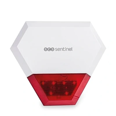 Image of SCS Sentinel SAL0062 Outdoor Wired Siren, Additional Siren for KitAlarm Connected Alarm, Range 80 m in Free Field, Anti snatch 100 dB to 3