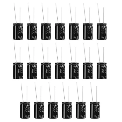 Image of 20pcs Electrolytic Capacitor, 450V 22uf Long Leads Axial Polarized Capacitors Tube Amplifier