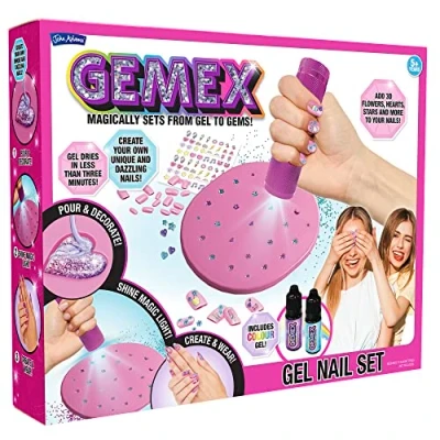 Image of John Adams GEMEX Nails Set: Create your own unique and dazzling nails! Arts &amp; crafts Ages 5+