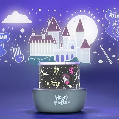 Image of Projection Light Harry Potter Hogwarts and Quidditch Interchangeable Scenes, Night Decoration for Walls Ceiling