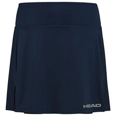 Image of HEAD Women&#039;s Club Basic Long Skort, Dark Blue, X Small
