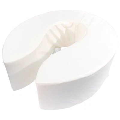 Image of Aidapt 150mm (6&quot;) Elevation Raised Foam Padded Comfortable Toilet Seat Easy Fit White
